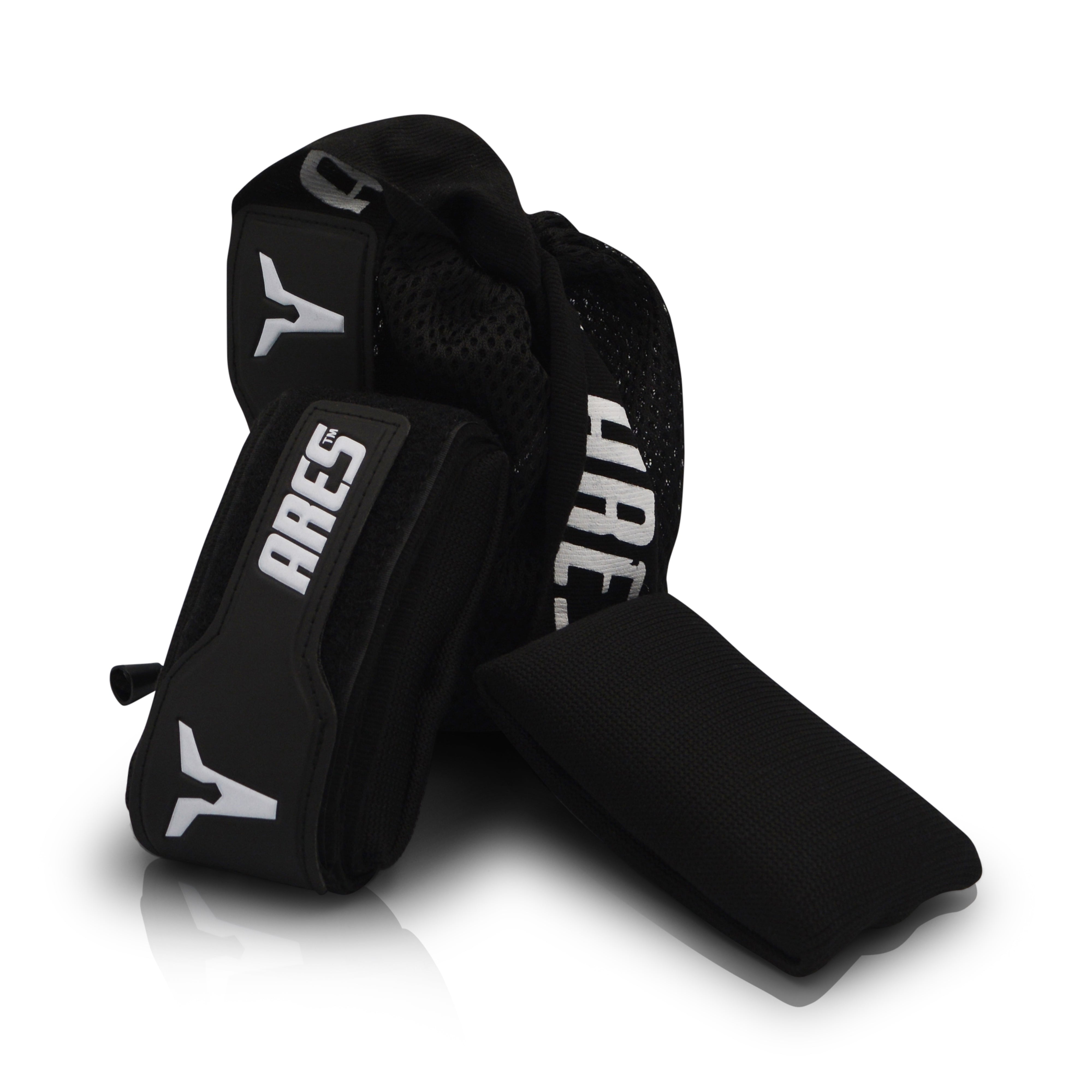 Apollo Hand Wraps with Gel & Foam Knuckle Pad - Black