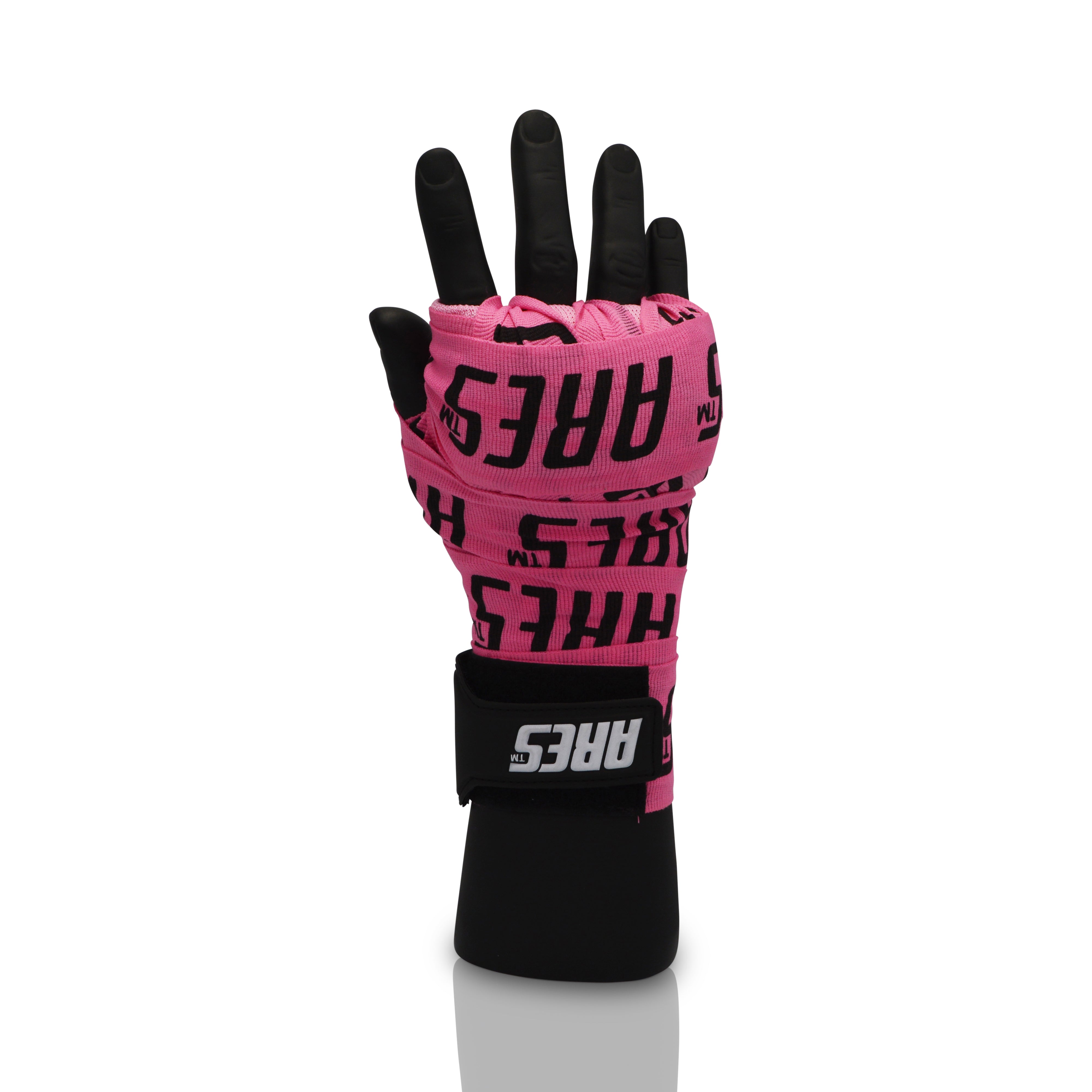 Apollo Hand Wraps with Gel & Foam Knuckle Pad - Pink