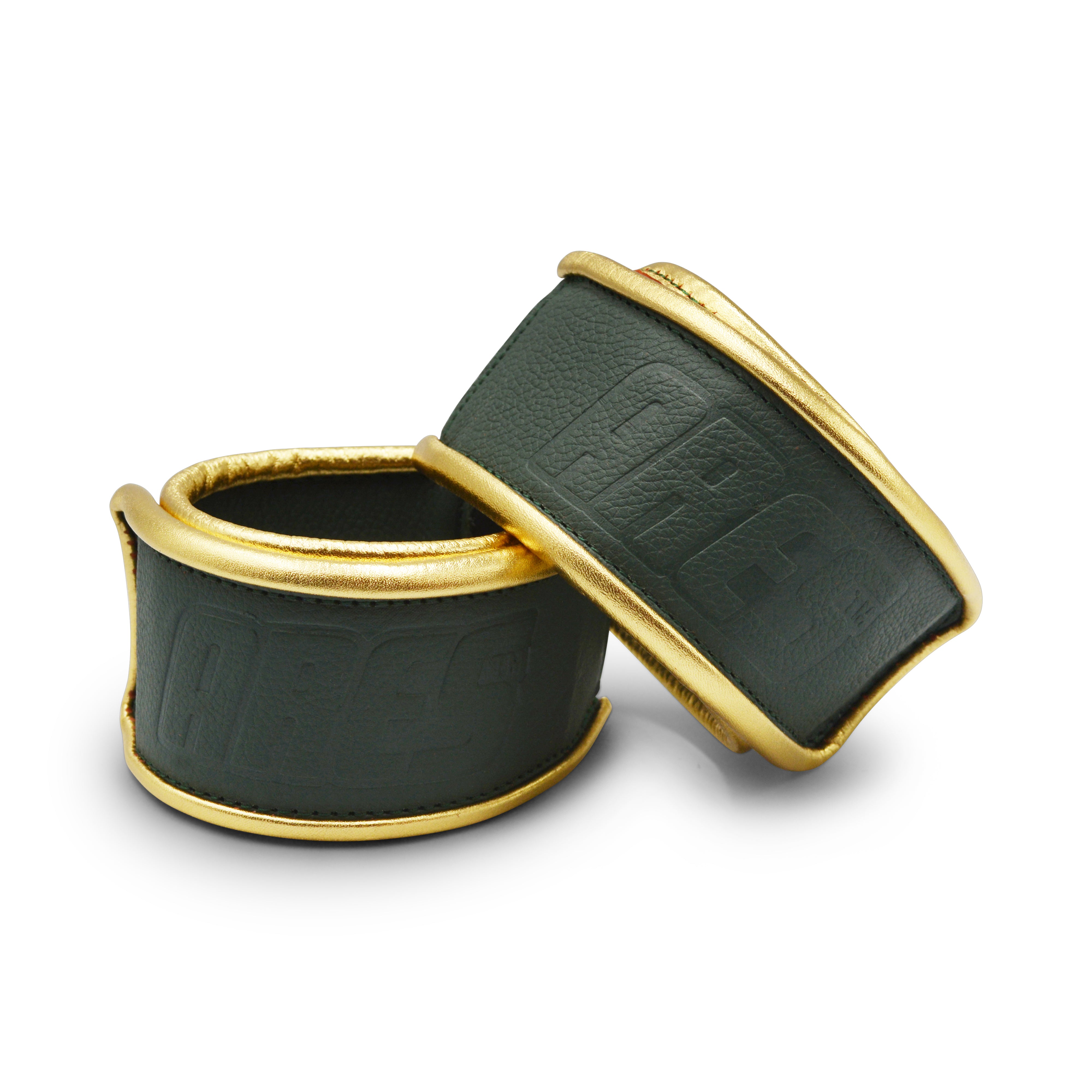 Hermes Lace Converter - British Racing Green & Gold