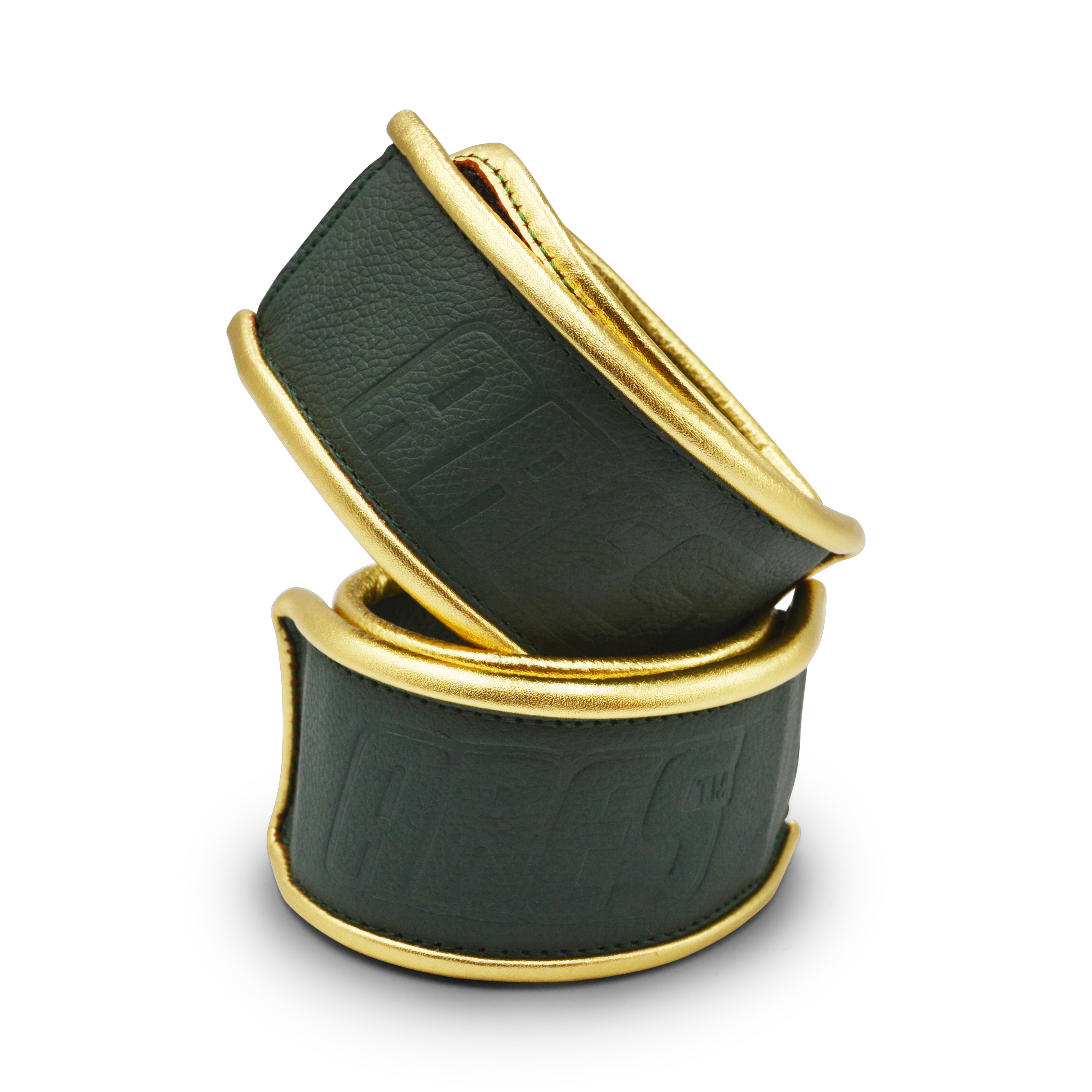 Hermes Lace Converter - British Racing Green & Gold